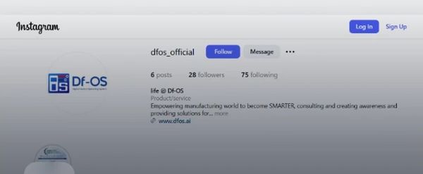 Instagram Strategy preview for DfOS